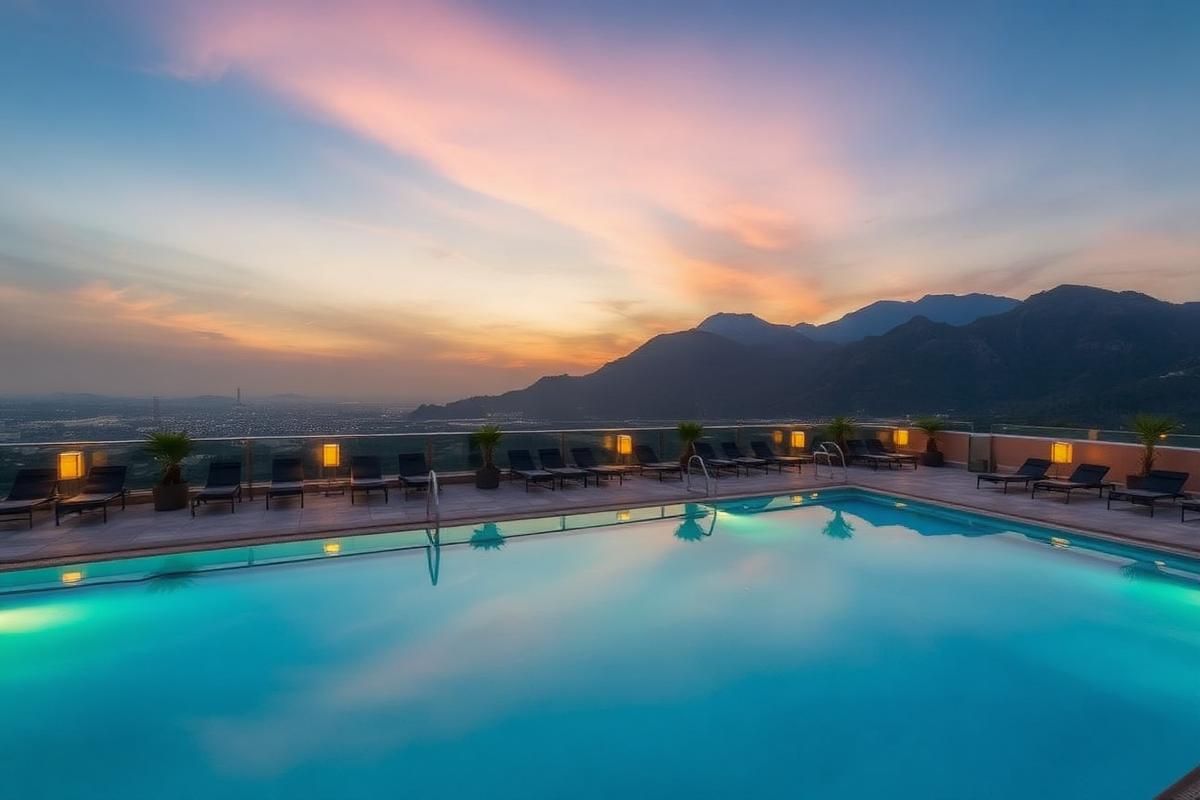 Swimming pool at Niharika Complex Katra